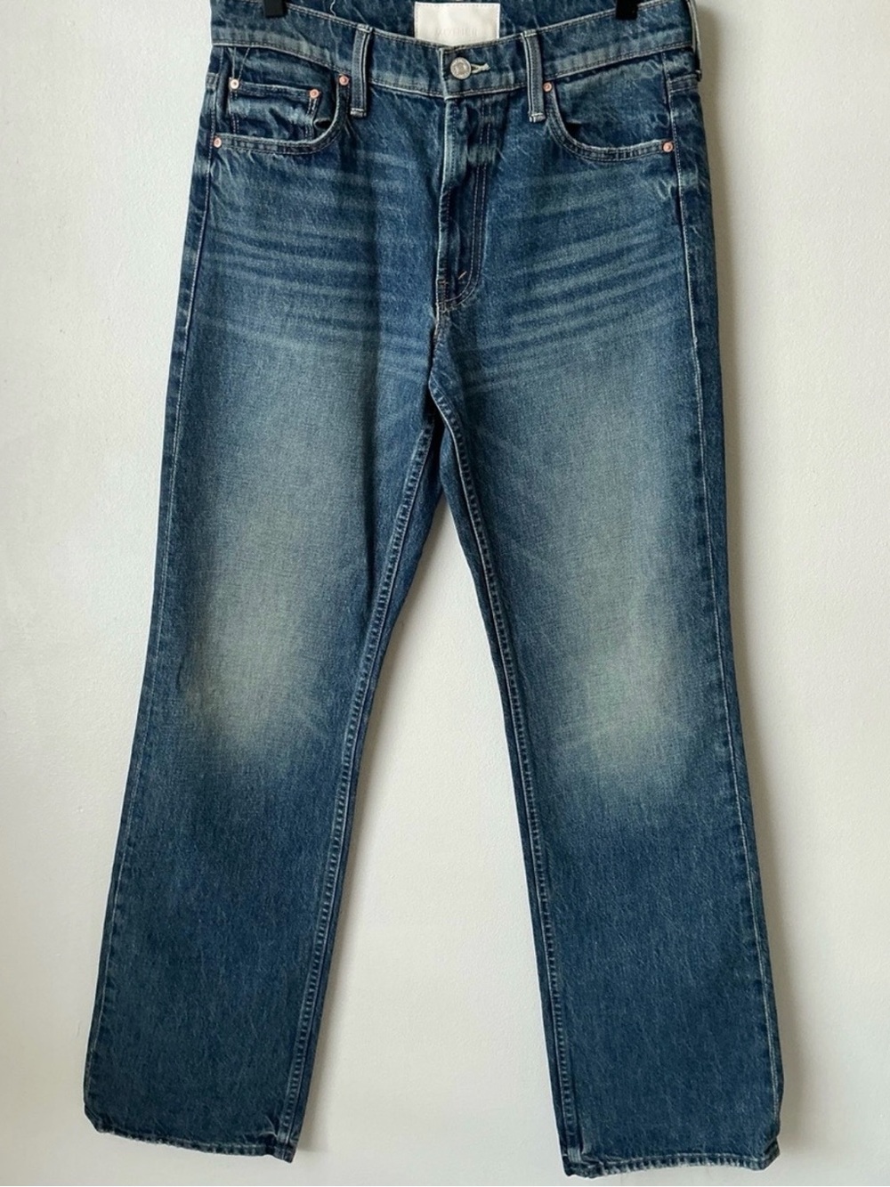 MOTHER Women's Boot Cut Jeans in Faded Indigo